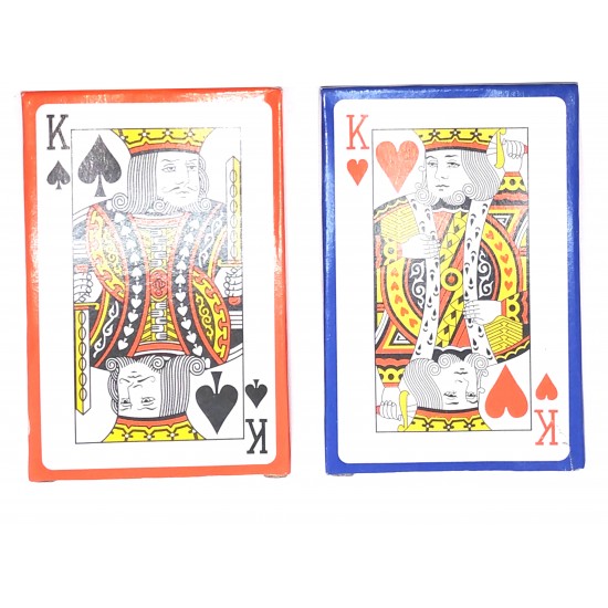 Set 2 pachete carti joc plastifiate, 54 bucati, Clau M Set 2 pachete carti joc plastifiate, 54 bucati, Clau M