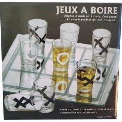 Joc X-O cu pahare shot, Clau M