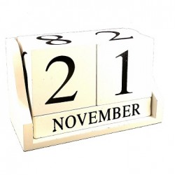 CALENDAR  TIP CUBURI PENTRU BIROU 10-1/15