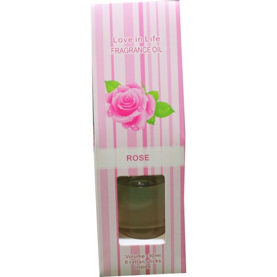 difuzor pentru esenta de parfum si bete de rattan roze