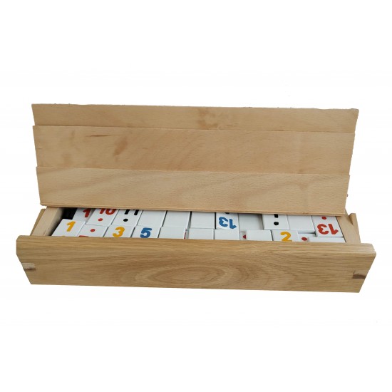 Rummy lemn piese plastic