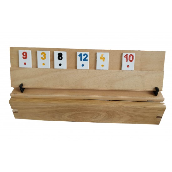Rummy lemn piese plastic